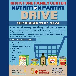 Richstone Family Center Nutrition Pantry Drive - September 21-27, 2024